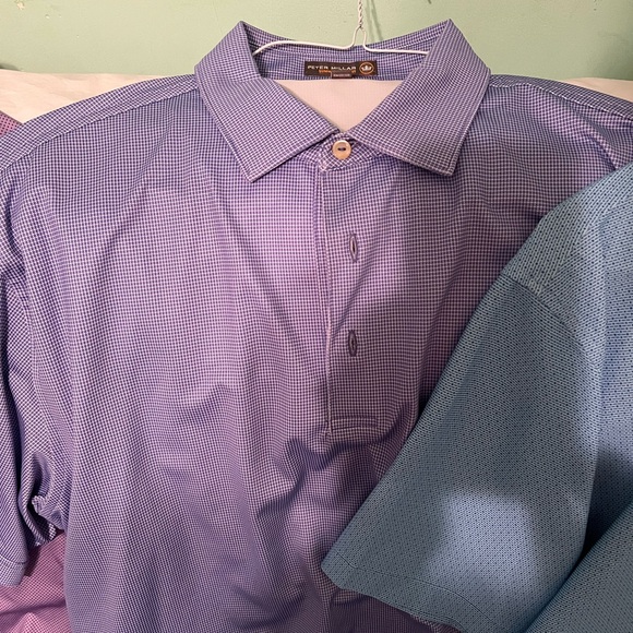 Multiple Peter Millar men’s shirts.  $25 each or $100 for all 5! - Picture 2 of 5